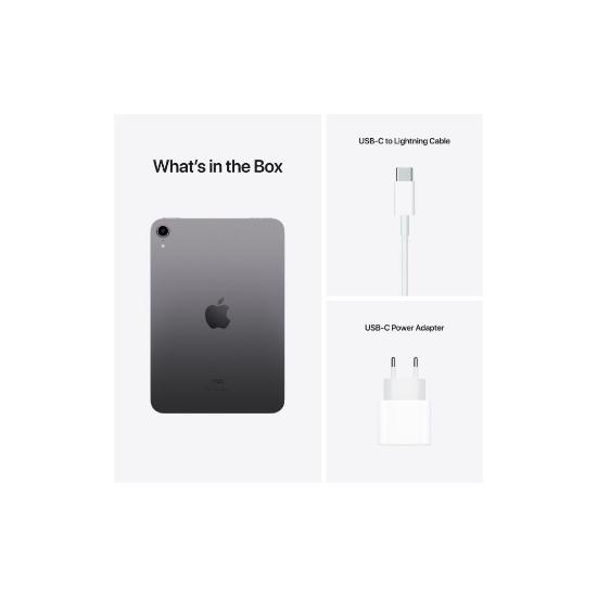 Tablični računalnik APPLE iPad mini (6th Gen.), 8.3", WiFi, 64GB, MK7M3HC/A, sivi