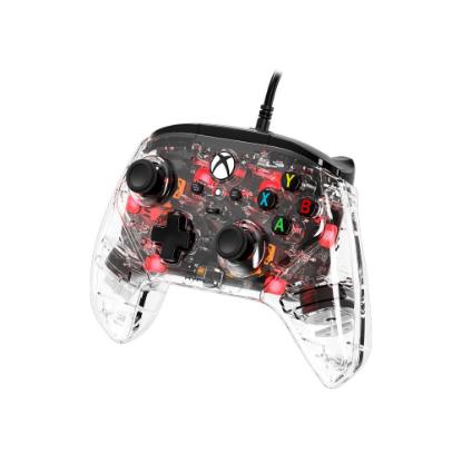 Gamepad HYPERX Clutch Gladiate RGB, za PC/XBOX ONE/X/S, žičani, prozirni