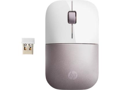 Miška HP Z3700, optički, bežični, 1200dpi, rozi