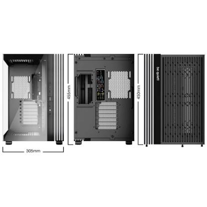 Ohišje BE QUIET Light Base 600 DX, ATX, črno, bez napajalnika