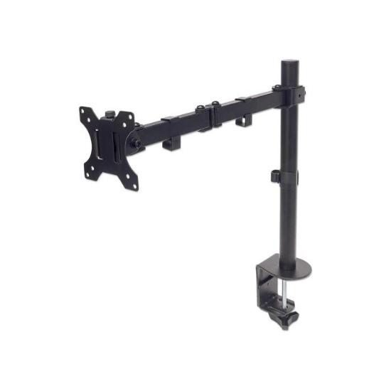 Stalak za monitor MANHATTAN 461542, za jedan monitor, stolni, 13" do 32", crni