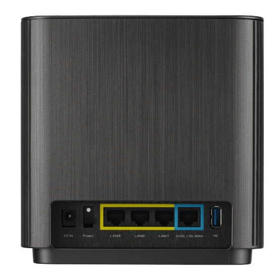 Router ASUS ZenWifi XT9, AX7800 AiMesh, bežični, 1 komad, crni