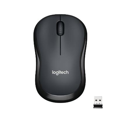 Miška LOGITECH M220 Silent, optički, bežični, črni, USB