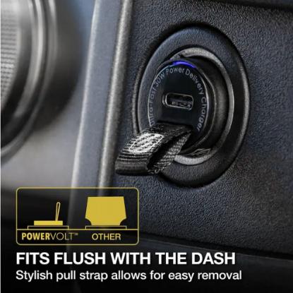 Auto punjač SCOSCHE, USB-C napajanje, 30W USB-C PD, mini