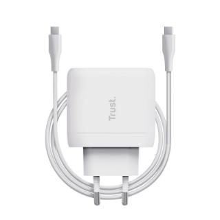 Kućni punjač TRUST Maxo, USB-C, 65W, bijeli
