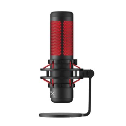 Mikrofon HyperX QuadCast HX-MICQC-BK, namizni, črno-rdeči