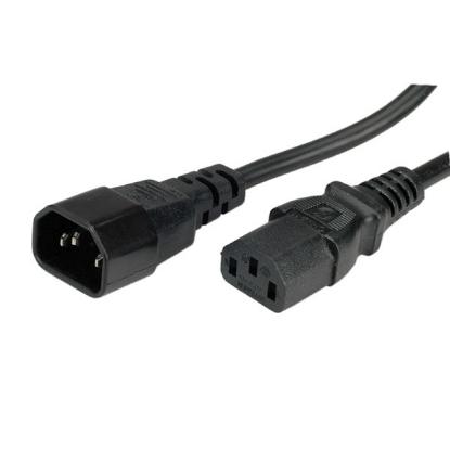 Kabel ROLINE VALUTE naponski, C14 (M) na C14 (Ž) 1,8m, produžni