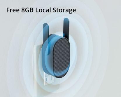 Pametno bežično zvono 360 Video Doorbell X3, 8GB, WiFi, 5MP UHD, 5000mAh, sivo