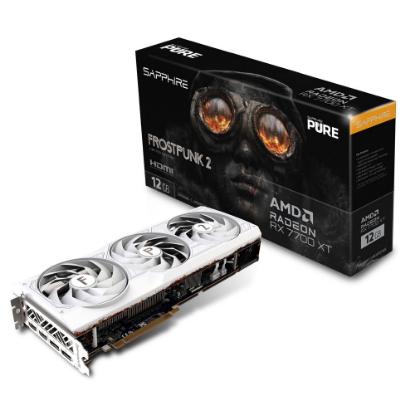 Grafična kartica SAPPHIRE Radeon RX 7700 XT Pure Frostpunk 2 Edition, 12GB GDDR6