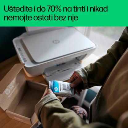 Multifunkcijski Tiskalnik HP DeskJet 2822e, 588R4B, Tiskalnik/scanner/copy, 1200dpi, Wi-Fi, USB, beli, Instant Ink