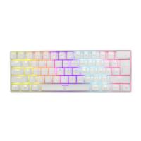 Tipkovnica WHITE SHARK GK-2022 Shinobi, RGB, smeđi switch, mehanička, US layout, bela, USB