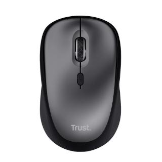 Miška TRUST Yvi+ Silent Wireless Mouse, optički, 1600dpi, bežični, USB, črni