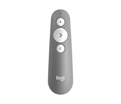 Presenter LOGITECH R500s, laser, brezžični, svetlosivi