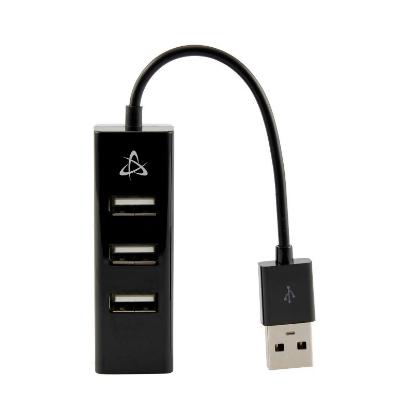 USB HUB SBOX H-204, 4-portni USB 2.0, crni