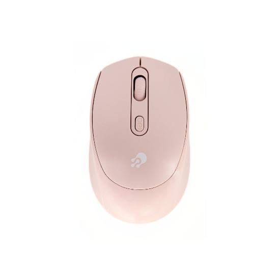 Miška OCTIO M302W, optički, bežični, 1600dpi, rozi