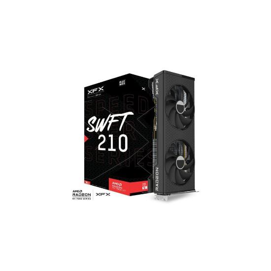 Grafična kartica XFX Radeon RX 7600 XT SWFT Gaming 16G, 16GB GDDR6