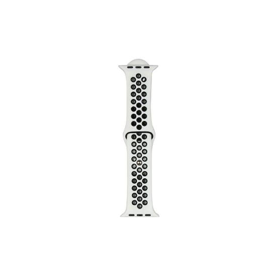 Zamjenski remen BELINE Sport Silicone za Apple Watch 38/40/41mm, bijelo-crni