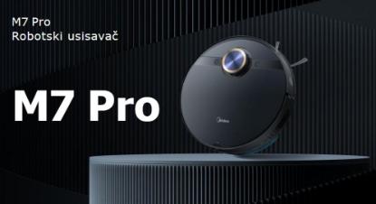 Robotski usisavač MIDEA M7 Pro, crni