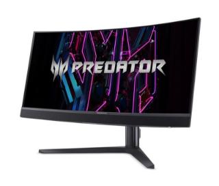 Gaming monitor 34" ACER Predator X34 Vbmiiphuzx UM.CXXEE.V01, UWQHD, OLED, 175Hz, 1ms, 1000cd/m2, G-Sync, ukrivljen, zvočnici, črni