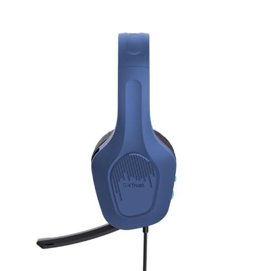 Slušalice TRUST GXT 415 Zirox, Gaming, 3.5mm, plave