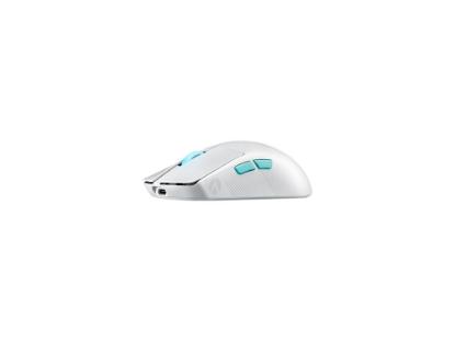 Miška ASUS ROG Harpe Ace Aim Lab Edition, optički, 36000dpi, USB, bežični, beli