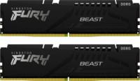 RAM pomnilnik PC-41600, 16GB, KINGSTON Fury Beast Black KF552C40BBK2-16, XMP, DDR5 5200MHz, 2x8GB