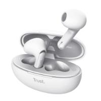 Slušalice TRUST Yavi, in-ear, ENC, bežične, bijele