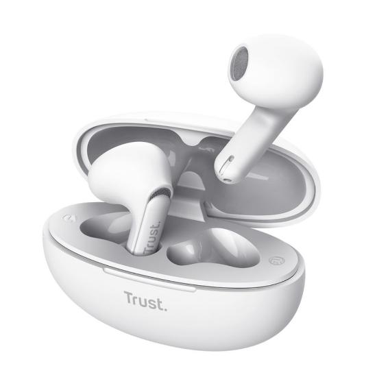 Slušalice TRUST Yavi, in-ear, ENC, bežične, bijele