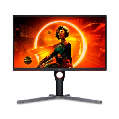 Gaming monitor 27" AOC U27G3X, 4K UHD, IPS, 160Hz, 1ms, 400cd/m2, G-Sync, FreeSync, pivot, črni