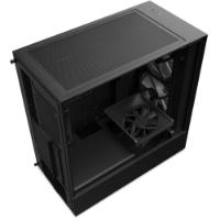 Ohišje NZXT H5 Flow RGB, MIDI, ATX, USB 3.2, USB-C, črno, bez napajalnika