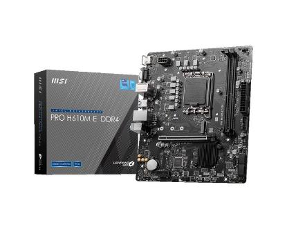 Matična plošća MSI PRO H610M-E, Intel H610, DDR4, mATX, s. 1700