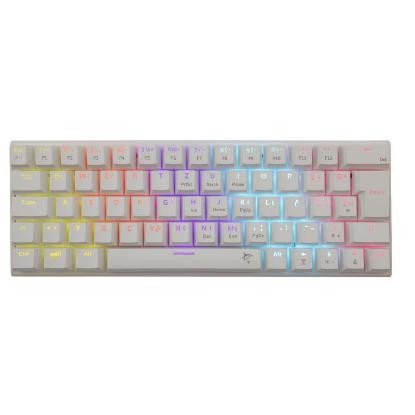 Tipkovnica WHITE SHARK GK-002212 Wakizashi, RGB, crveni switch, mehanička, UK/HR, bela