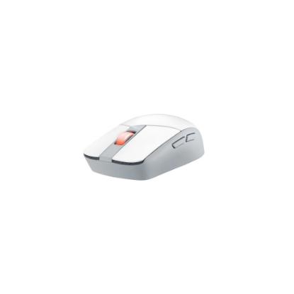 Miška ASUS ROG Strix Impact III, RGB, optički, bežični, BT, 36000dpi, beli