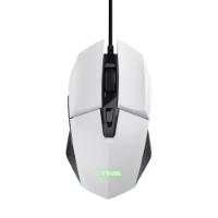 Miška TRUST GXT 109W Felox, RGB, optički, 6400dpi, beli