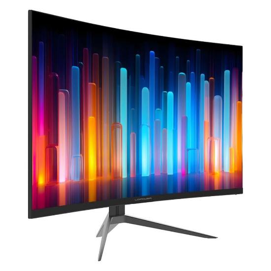 Gaming monitor 31.5" LC POWER LC-M32-QHD-165-C-V2, QHD, VA, 165Hz, 1ms, 300cd/m2, FreeSync, ukrivljen, črni