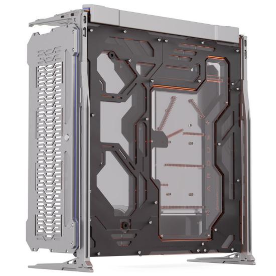 Kućište SINGULARITY COMPUTERS Spectre 3.0, E-ATX, prozor, kaljeno staklo, srebrno, bez napajanja