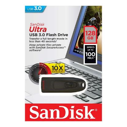 Memorija USB 3.0 FLASH DRIVE, 128GB, SANDISK Ultra, SDCZ48-128G-U46