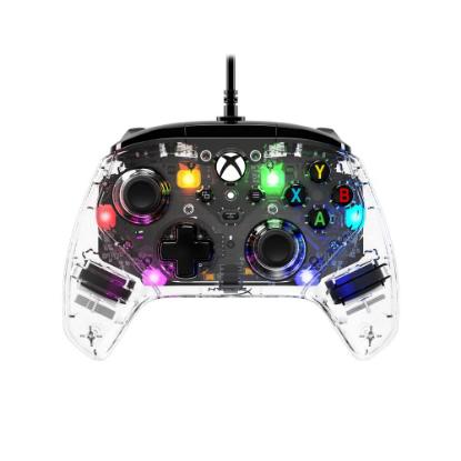 Gamepad HYPERX Clutch Gladiate RGB, za PC/XBOX ONE/X/S, žičani, prozirni