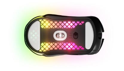 Miška STEELSERIES Aerox 5 Wireless, bežični, RGB, 18000 CPI, črni, USB