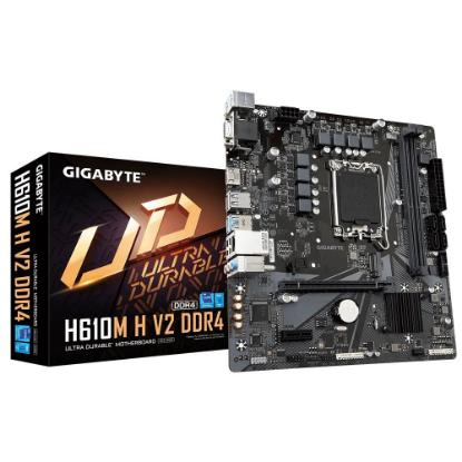 Matična plošća GIGABYTE H610M H V2, Intel H610, DDR4, mATX, s. 1700