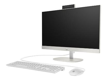 Računalo AiO HP  24-cr0052ny / 24" FHD IPS, Core i5 1335U, 8GB, 512GB SSD, Intel HD Graphics, WiFi, tipkovnica, miš, bez OS, bijelo