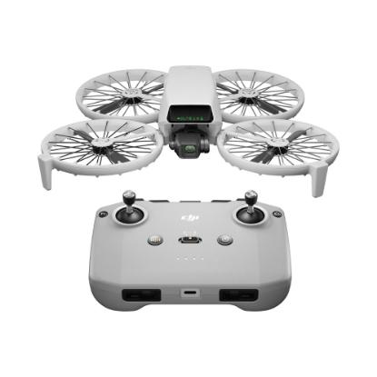 Dron DJI Flip, 4K UHD kamera, 3-axis gimbal, vrijeme leta do 31min, upravljanje daljinskim upravljačem, sivi