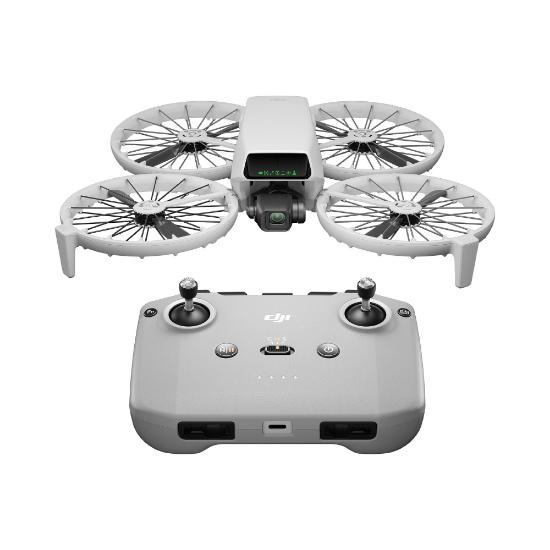 Dron DJI Flip, 4K UHD kamera, 3-axis gimbal, vrijeme leta do 31min, upravljanje daljinskim upravljačem, sivi