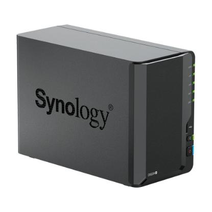 SYNOLOGY DS224+ DiskStation 2-bay NAS server, 2.5"/3.5" HDD/SSD, Wake on LAN/WAN, 2GB, G-LAN, 2x USB 3.2