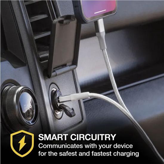 Auto punjač SCOSCHE, USB-C napajanje, 30W USB-C PD, mini