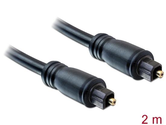 Kabel DELOCK, Toslink optički (M), 2m