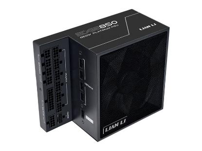 Napajlnik 850W, LIAN LI Edge, 80+ Platinum, modularno, črno