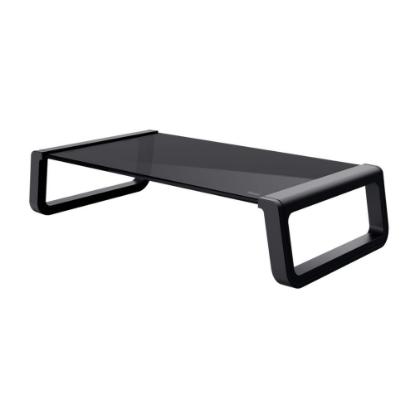 Stalak za monitor TRUST Monta, stolni, do 10kg, stakleni, crni
