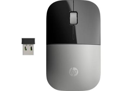 Miška HP Z3700, optički, bežični, 1200dpi, srebrni
