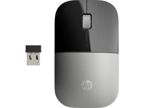 Miška HP Z3700, optički, bežični, 1200dpi, srebrni